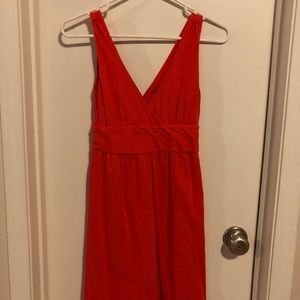 Red Orange Dress perfect for Valentines Day